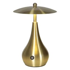 Lampe de Table de Chevet Post-Moderne Metalique