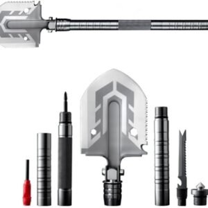 🪓 Pelle Multifonction de Survie – Outdoor, Camping & Urgences (T)