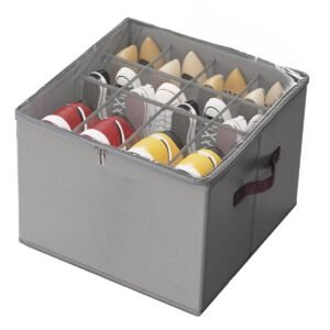 Boîte de Rangement Compartimentée avec Couvercle Transparent – Darylum