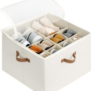 Boîte de Rangement Compartimentée avec Couvercle Transparent – Darylum