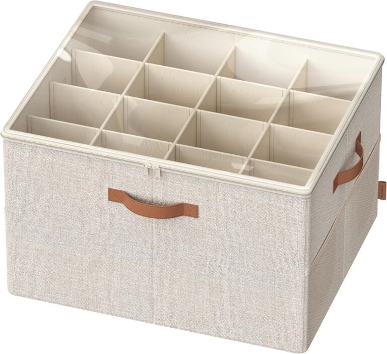 Boîte de Rangement Compartimentée avec Couvercle Transparent – Darylum