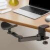 Support de Bras Ergonomique Articulé – Extension de Bureau Confort pour Télétravail et Gaming