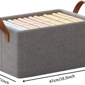 Paniers de rangement pliables ( Pack de 3 pieces ) Hover Image