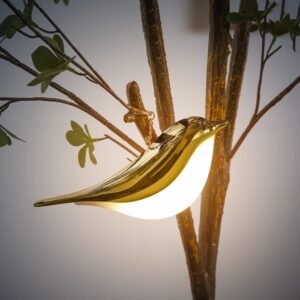 Lampe de bureau en forme d'oiseau