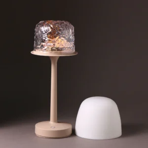 Lampe de Table Sans Fil 2-en-1 "Lumy" - Design et Polyvalente