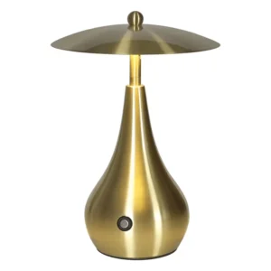 Lampe de Table de Chevet Post-Moderne Metalique
