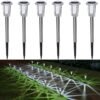 Lot de 6 lampes solaires de jardin