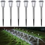 Lot de 6 lampes solaires de jardin