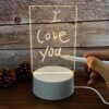 3D creative visualisation lamp
