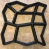 🧱 Moule Pavé Décoratif 36 x 36 cm – Design Pierre Naturelle