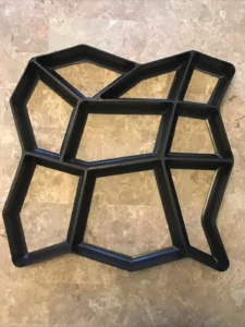 🧱 Moule Pavé Décoratif 36 x 36 cm – Design Pierre Naturelle