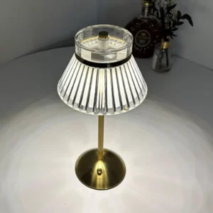 Lampe de table en aluminium tactile et sans fil